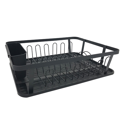 Metal Wire Kitchen Rack with Utensil Holder