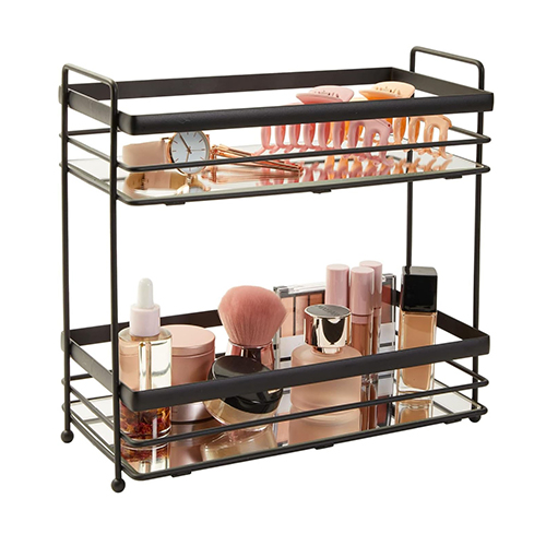 metal mirror serving tray
