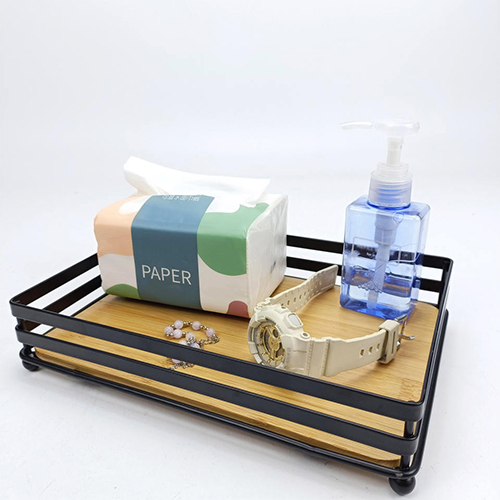 bamboo makeup tray