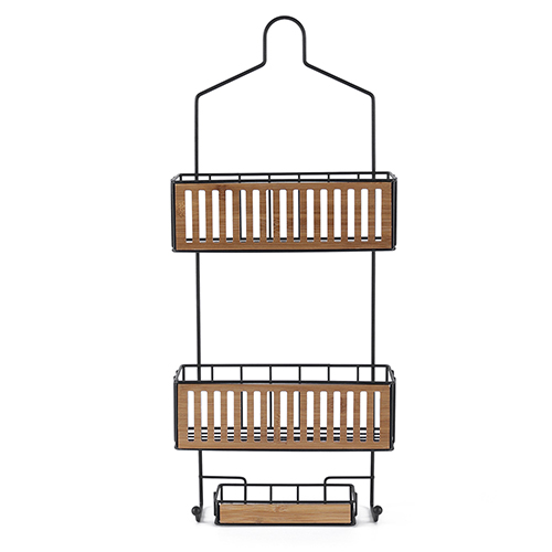 Hanging Storage Rack with Bamboo